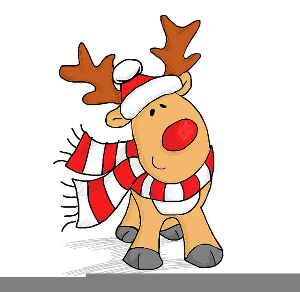 clipart reindeer large