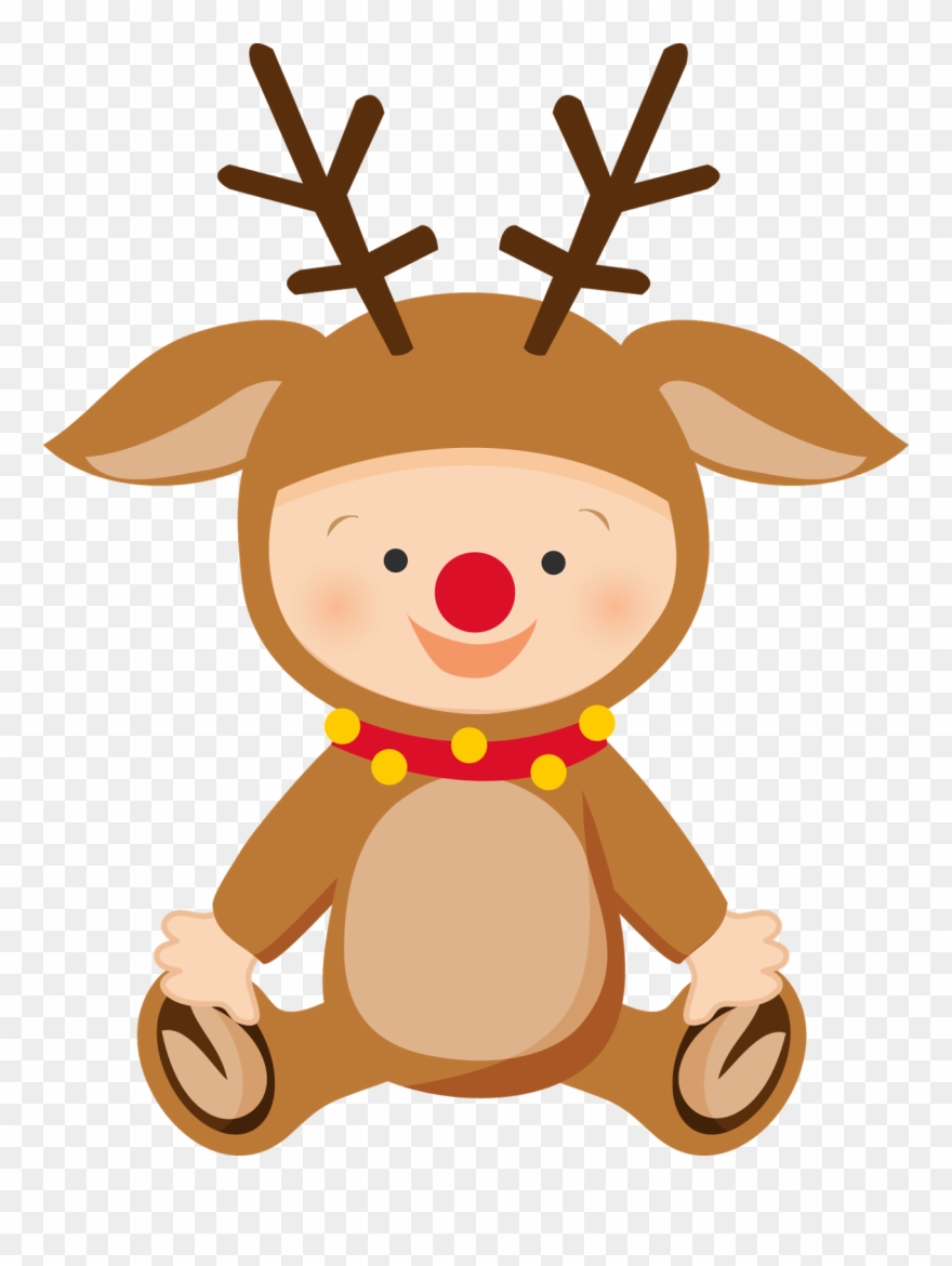 clipart reindeer little