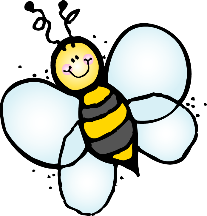 Kids clipart bee. Buck teacher pencil and