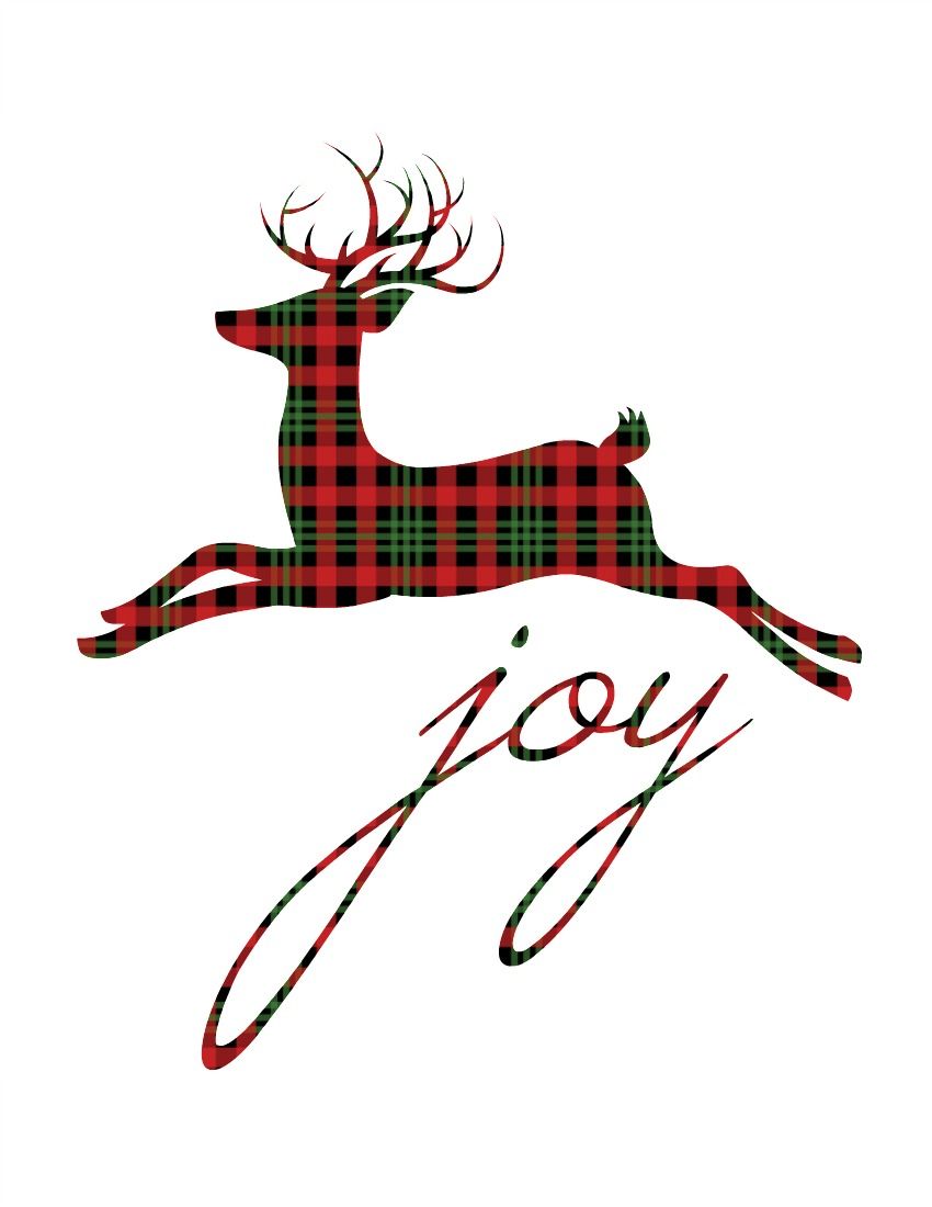Clipart reindeer plaid, Clipart reindeer plaid Transparent FREE for ...