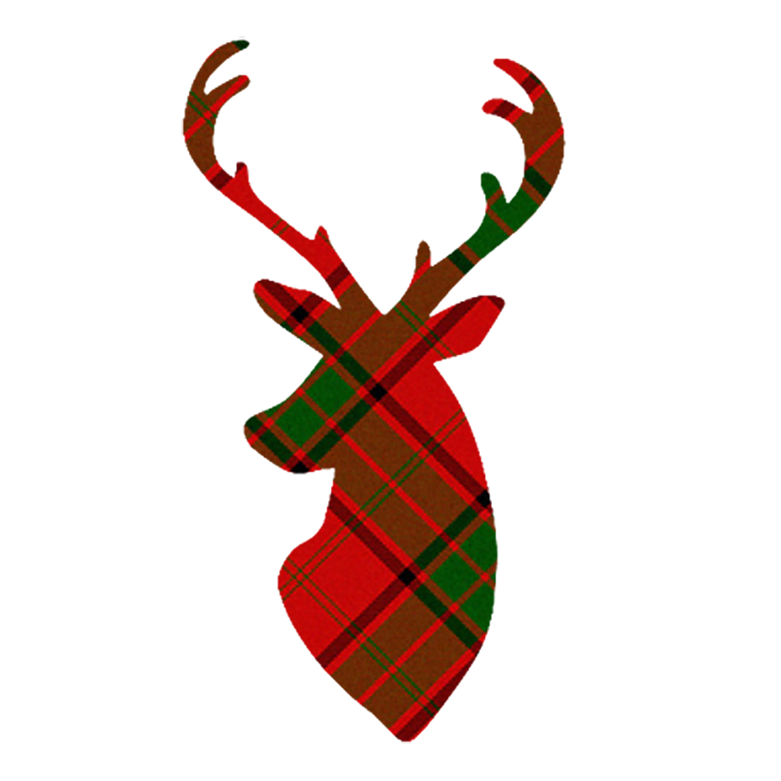 Cliparts zone . Clipart reindeer plaid