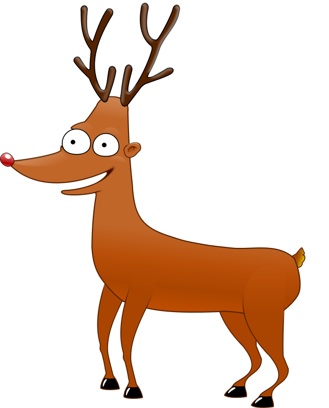 clipart reindeer printable