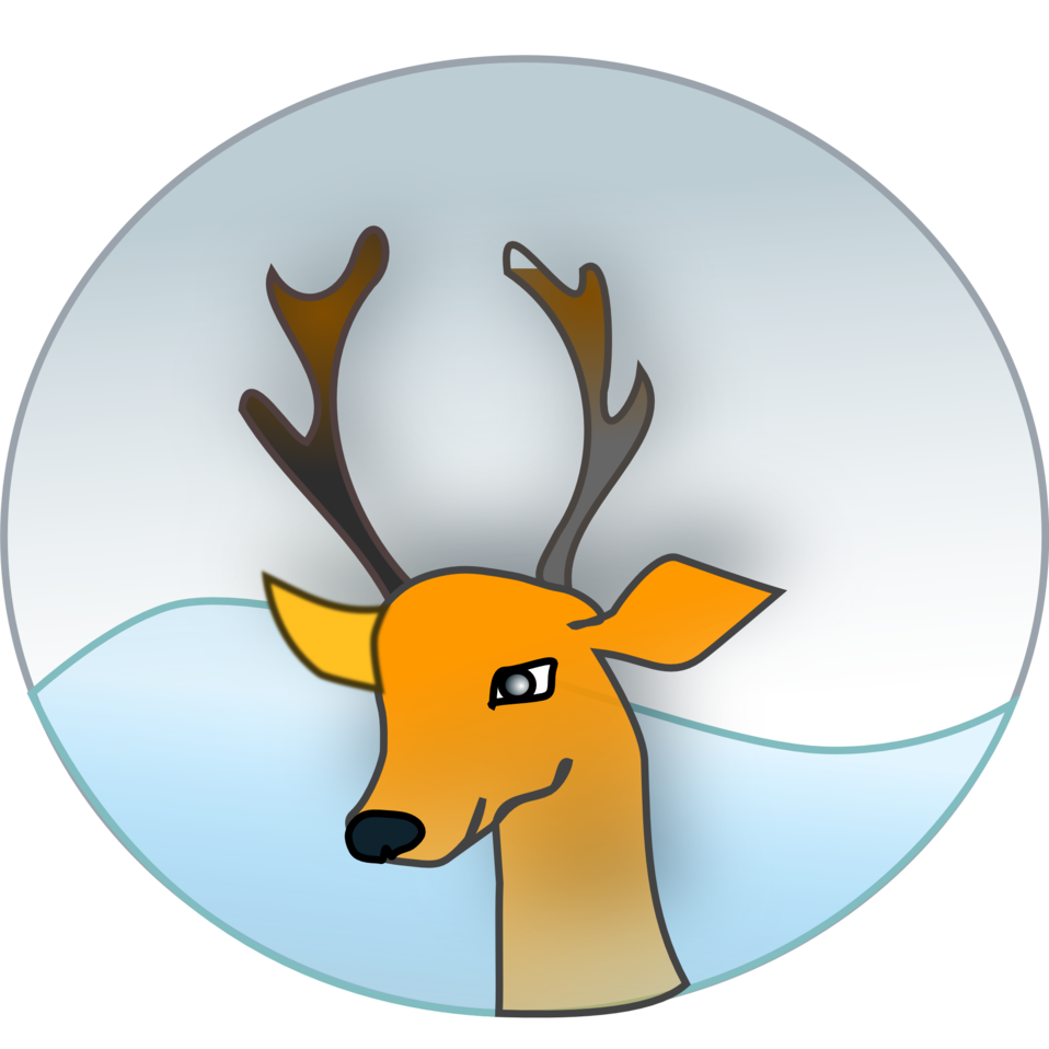 Clipart reindeer public domain. Clip art image id