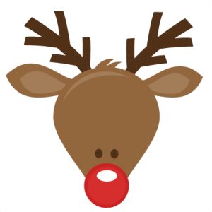 clipart reindeer reindeer nose