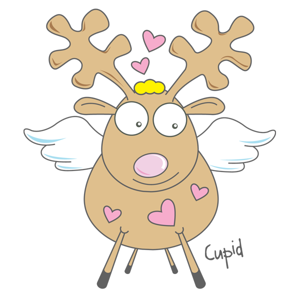 Cupid reindeer