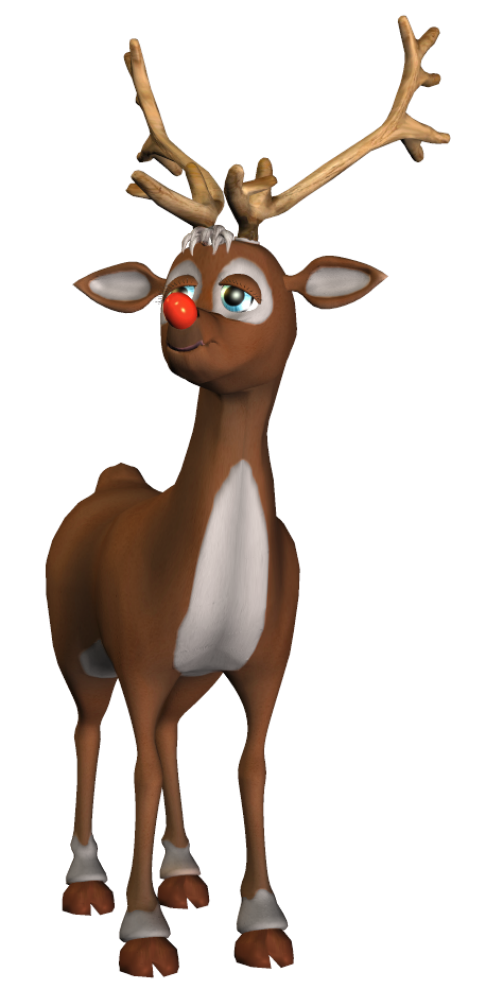 clipart reindeer rudolf