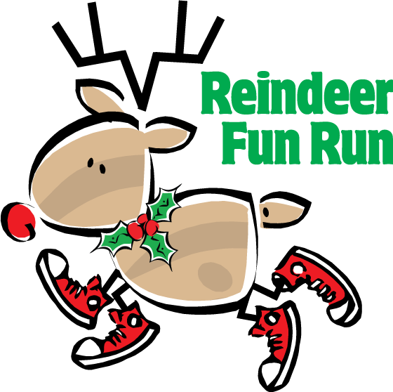 Register fun run . Clipart reindeer sad