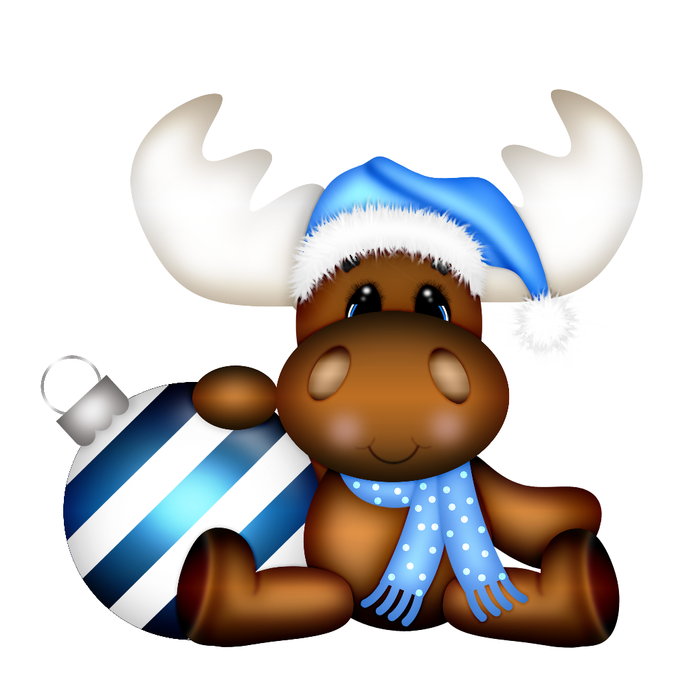 holidays clipart moose