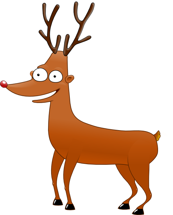 Featured image of post Cartoon Reindeer Head Side View - Draw a small arc on the lower right side of the head as a guide for the reindeer&#039;s muzzle.