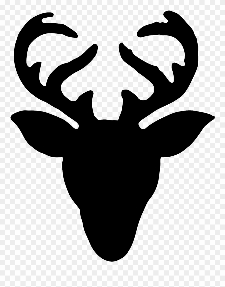 Clipart reindeer silhouette. Sign silhouettes and 