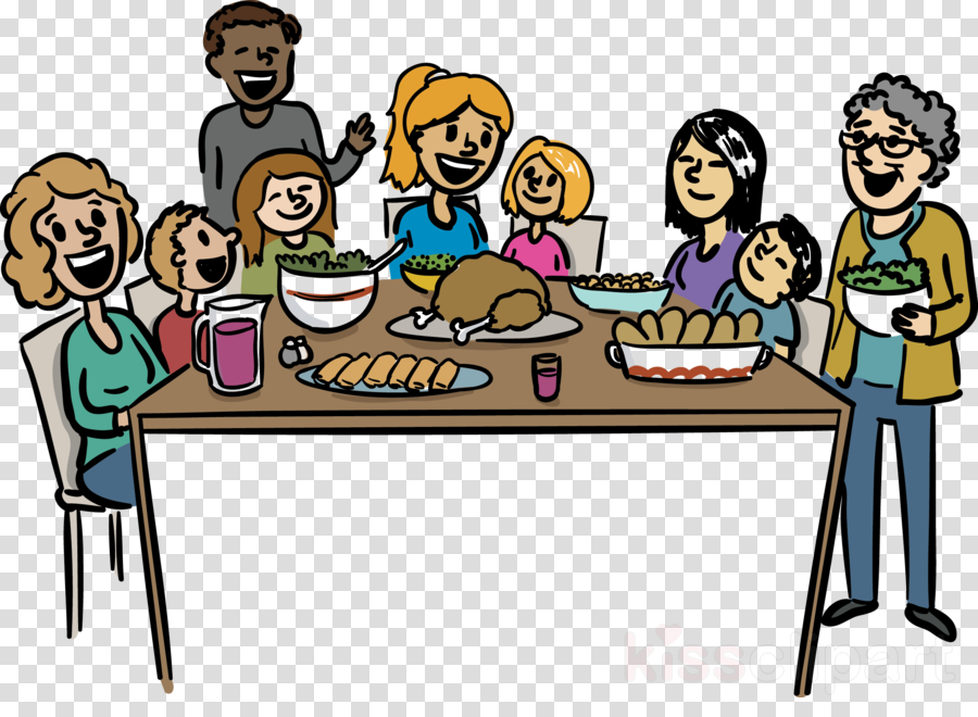 Group of people background. Restaurants clipart big meal