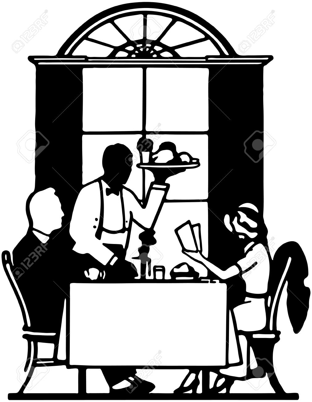 hotel clipart fine dining