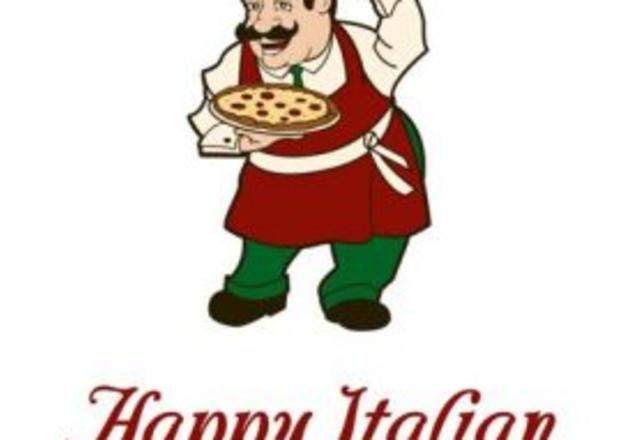 Happy pizzeria . Clipart restaurant house italian