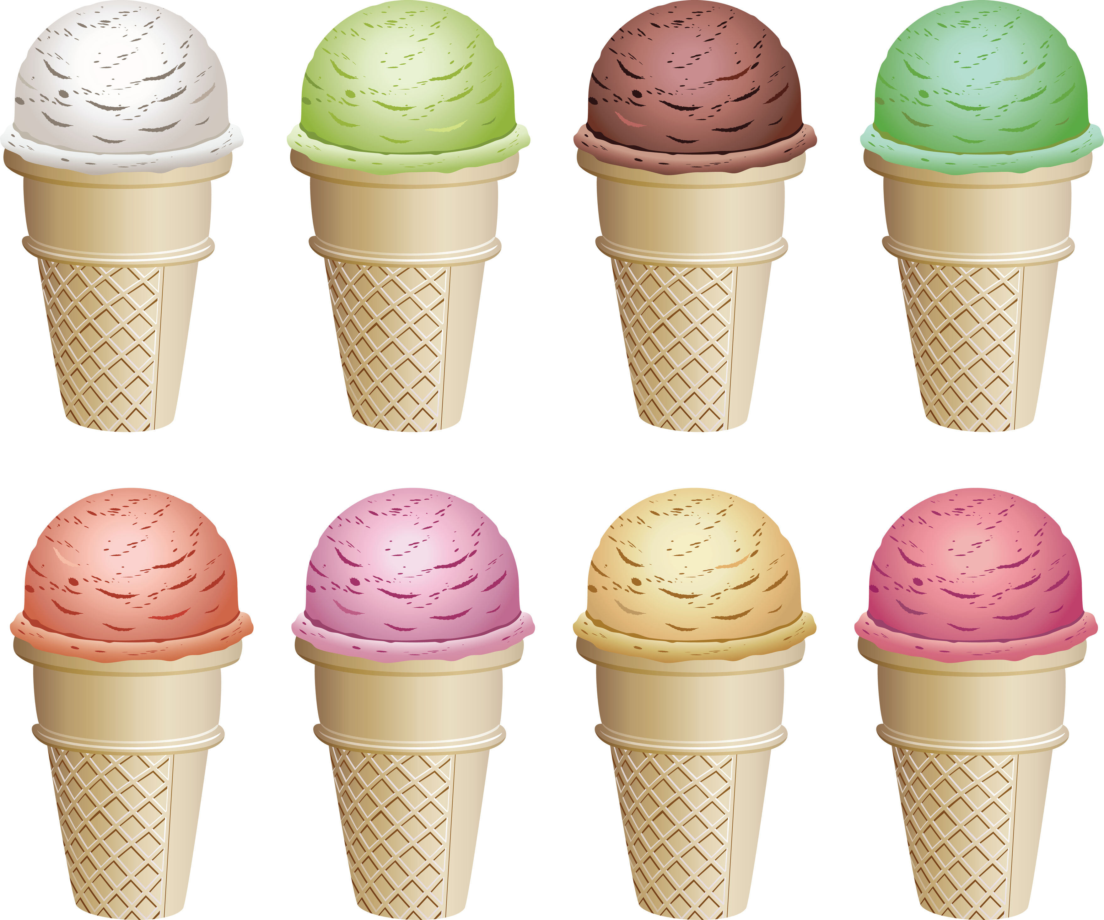 Forty five isolated stock. Corn clipart ice cream