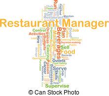 clipart restaurant restaurant manager