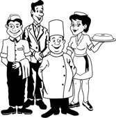 clipart restaurant restaurant staff