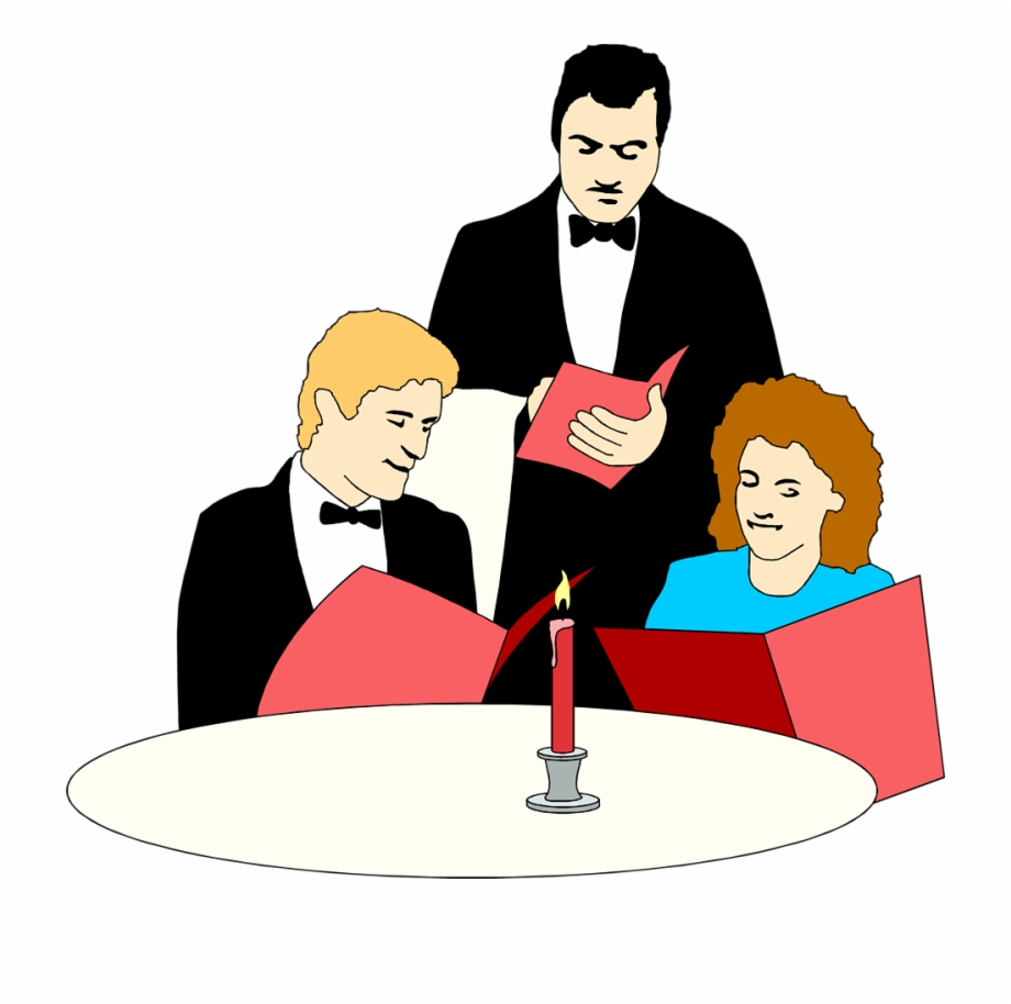 Restaurants clipart clip art. Server restaurant library 