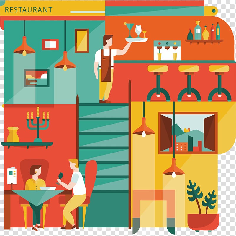 restaurants clipart illustration