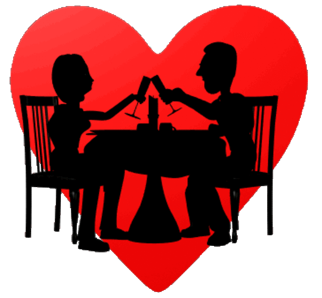 clipart restaurant romantic dinner