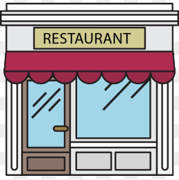 clipart restaurant storefront