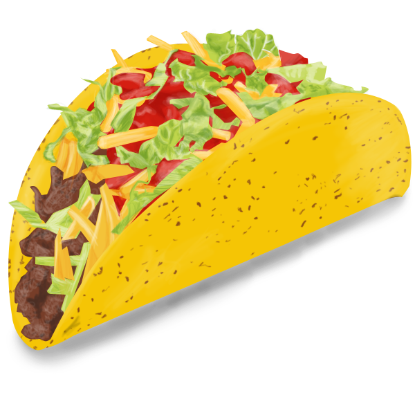 tacos clipart fast food