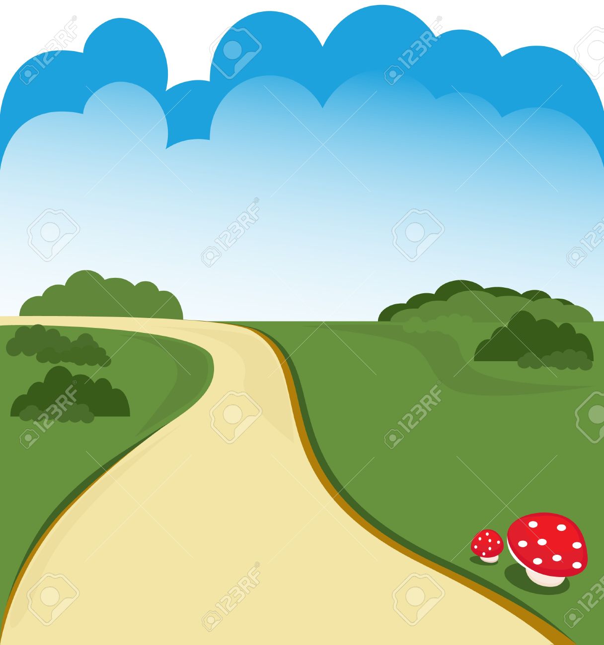 Highway clipart rural road. Country station 