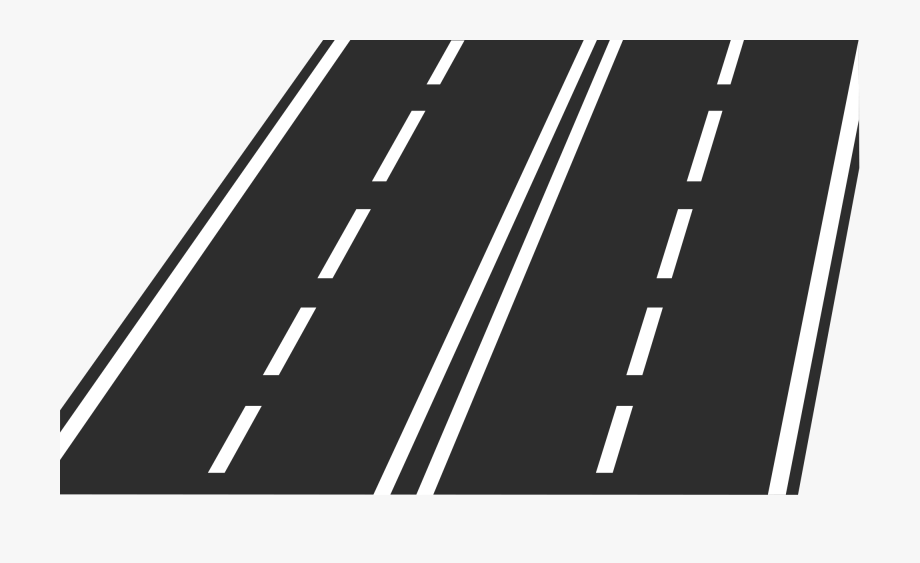 highway clipart simple road