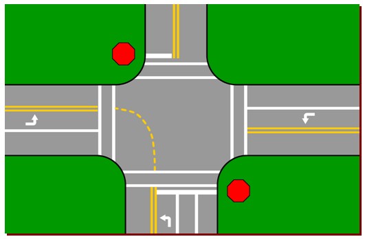 highway clipart intersection