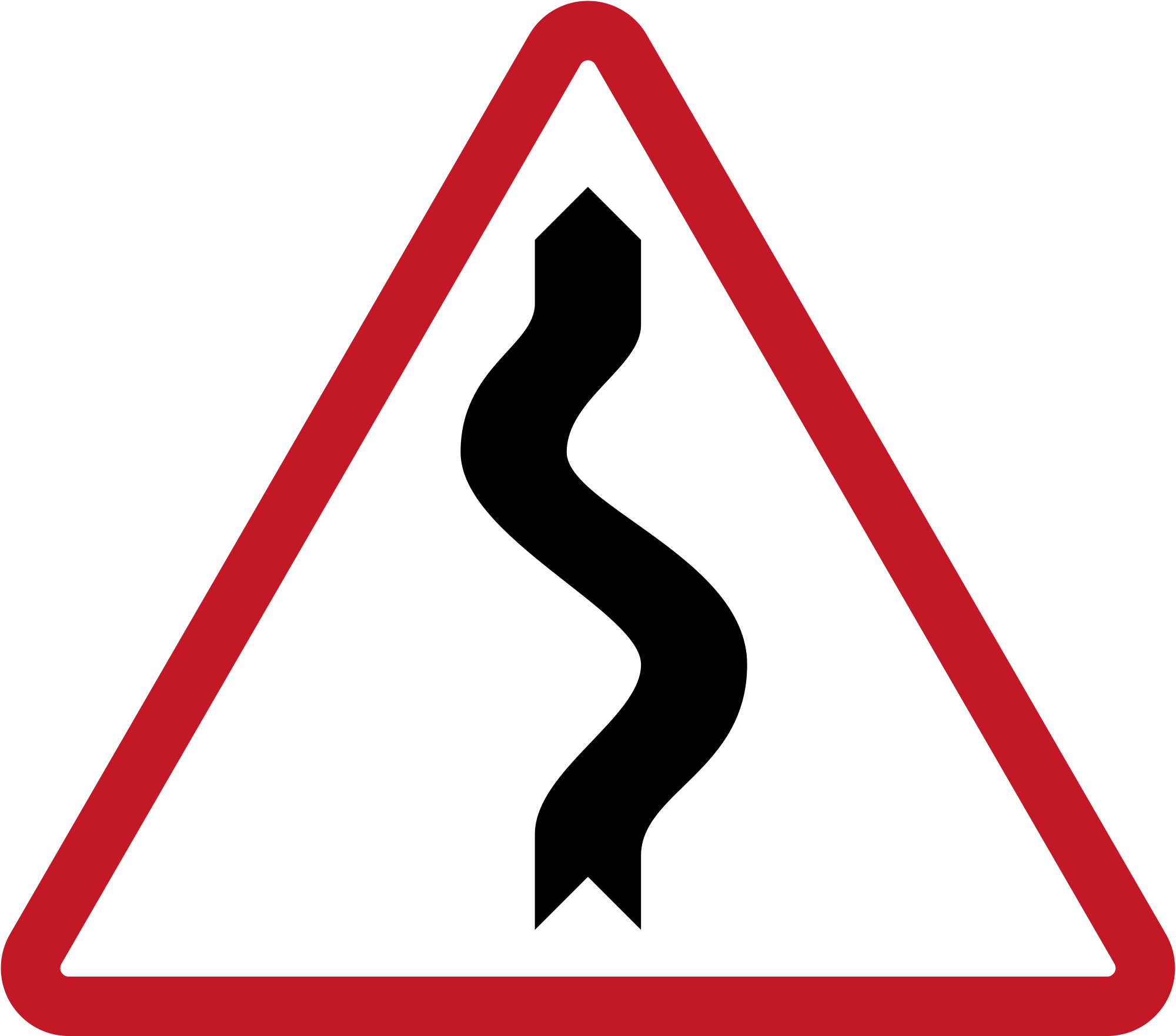 File philippines sign w. Clipart road winding road