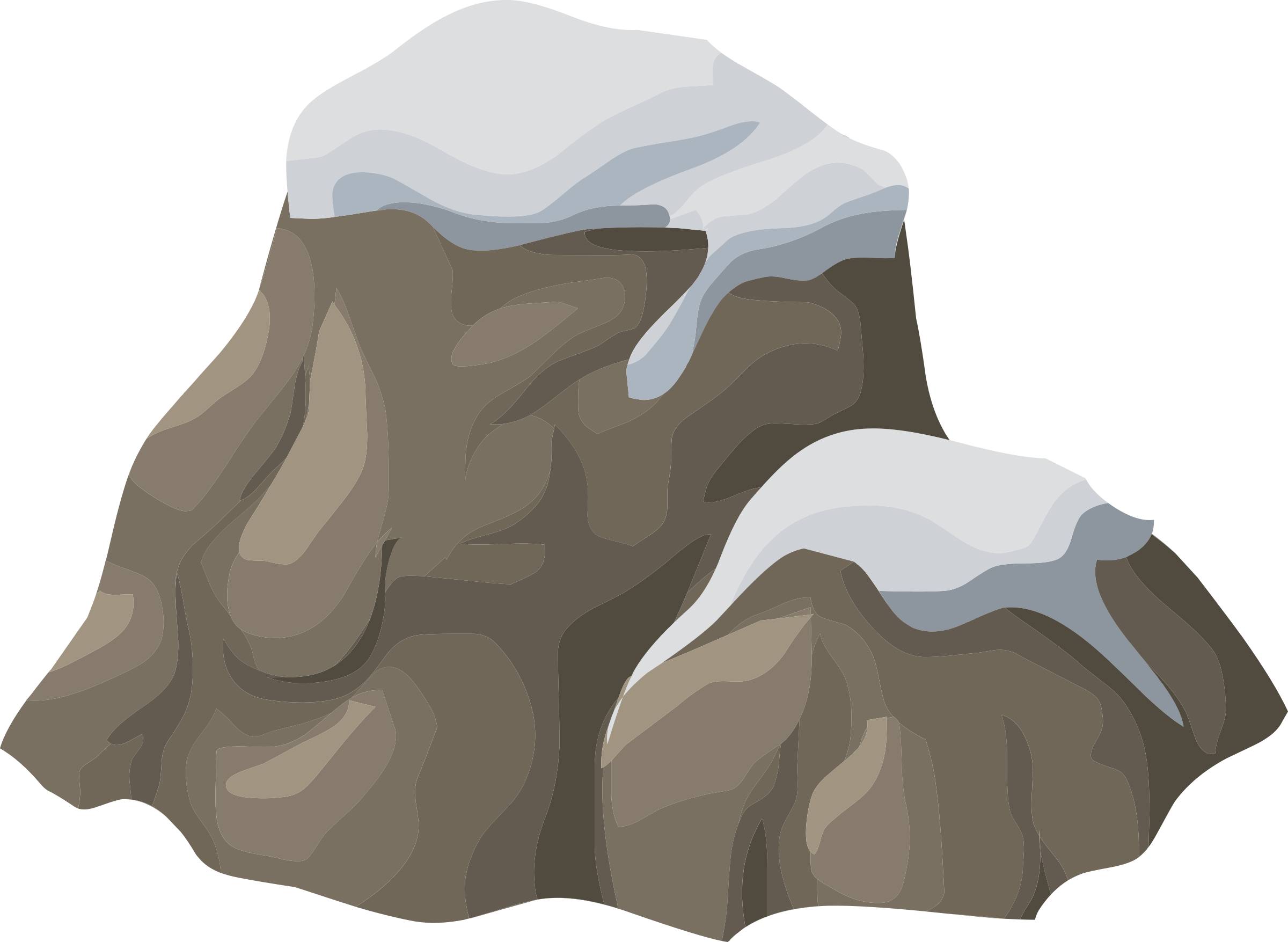 Alpine snowy a al. Clipart rock landscape