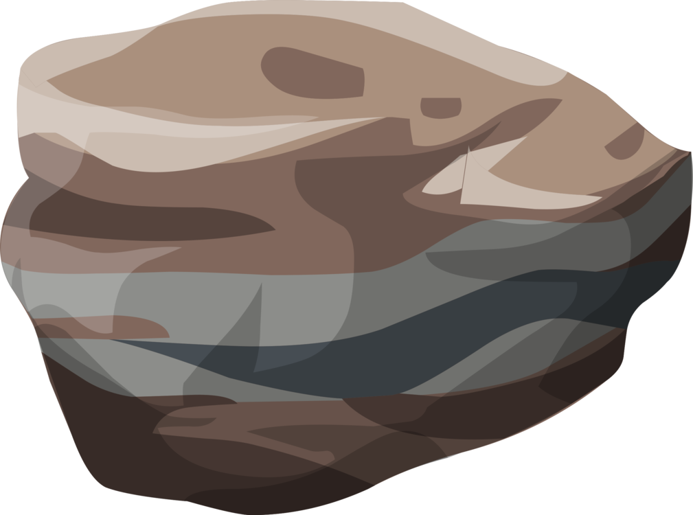 Clipart rock metamorphic rock. Brown sedimentary png royalty