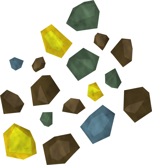 Living minerals runescape wiki. Clipart rock ore