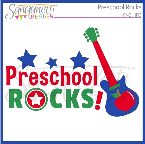 preschool clipart rock