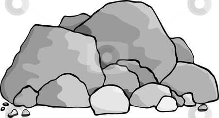 Clipart rock vector. Stone walls 