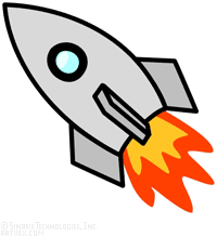 Rockets spaceships clip art. Clipart rocket air transport