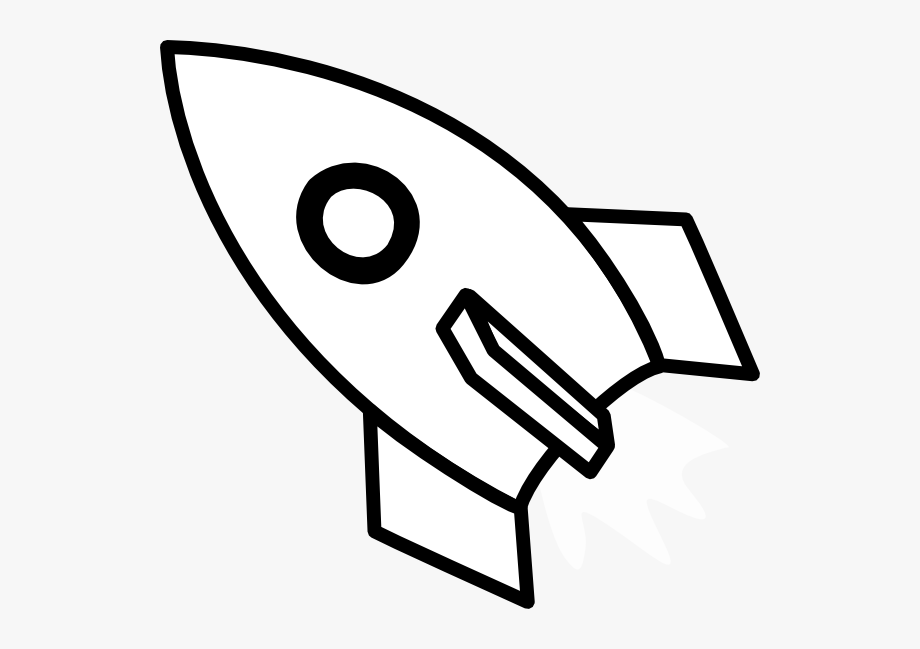 rocketship clipart space satellite