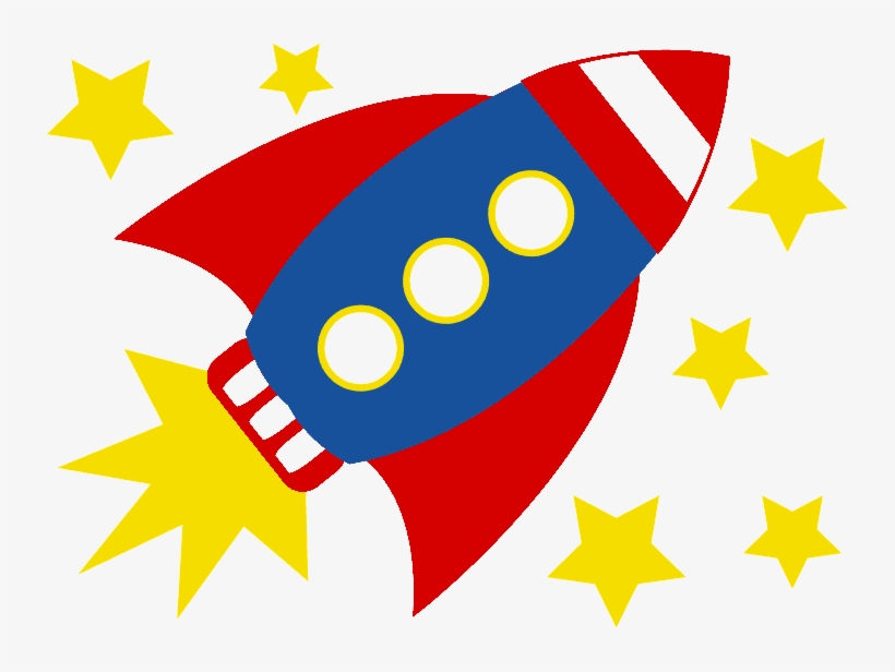 Clipart rocket childrens. Space simple pencil and