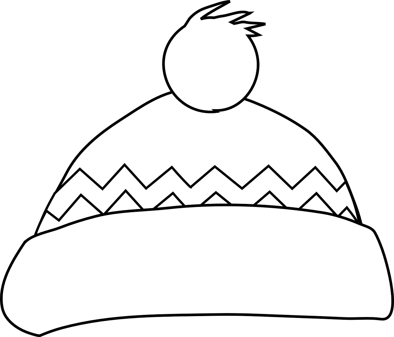 Glove clipart woolly hat. Winter clothing colouring pages