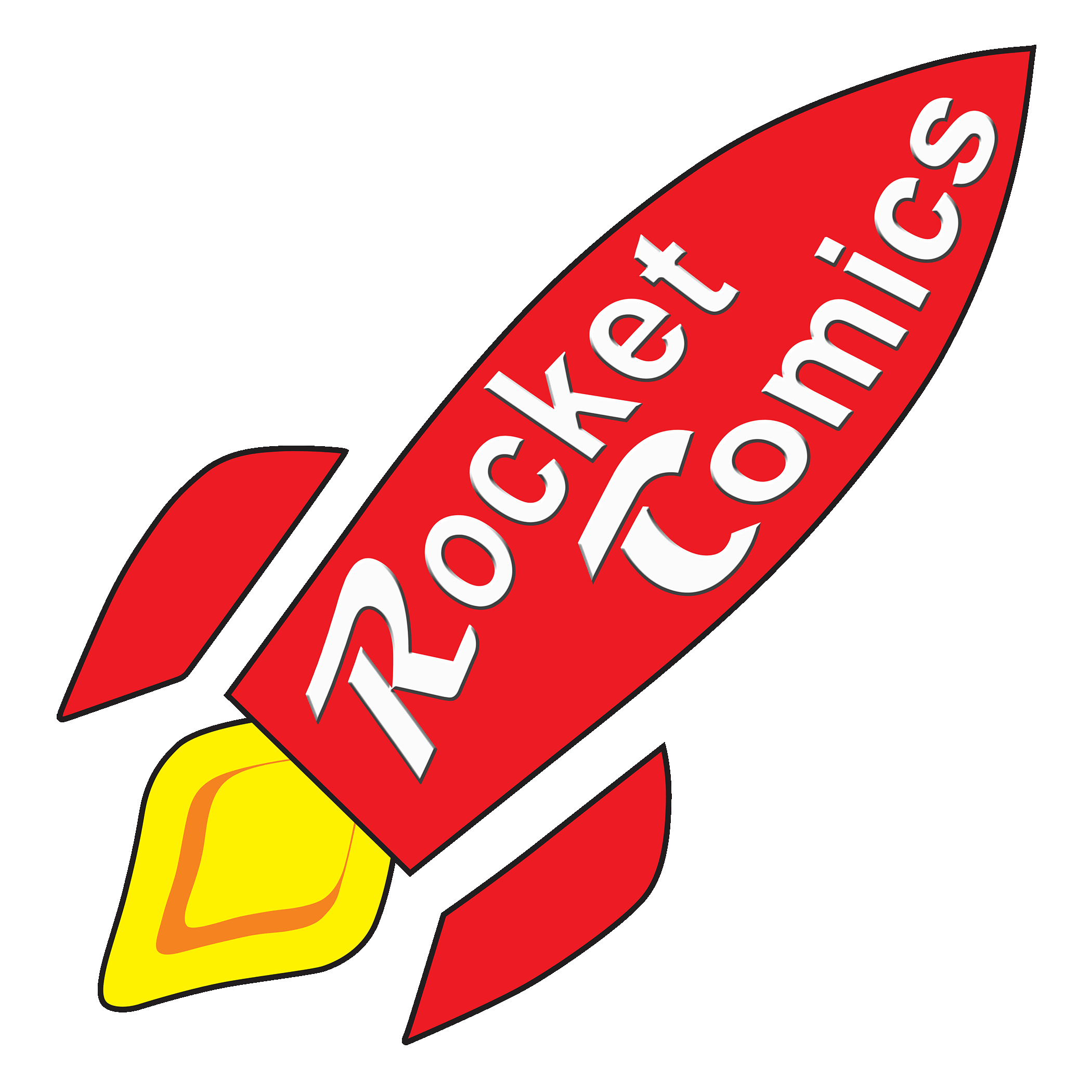 Comics . Clipart rocket comic
