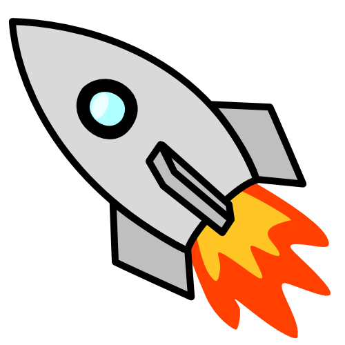 Free images of rockets. Clipart rocket fast