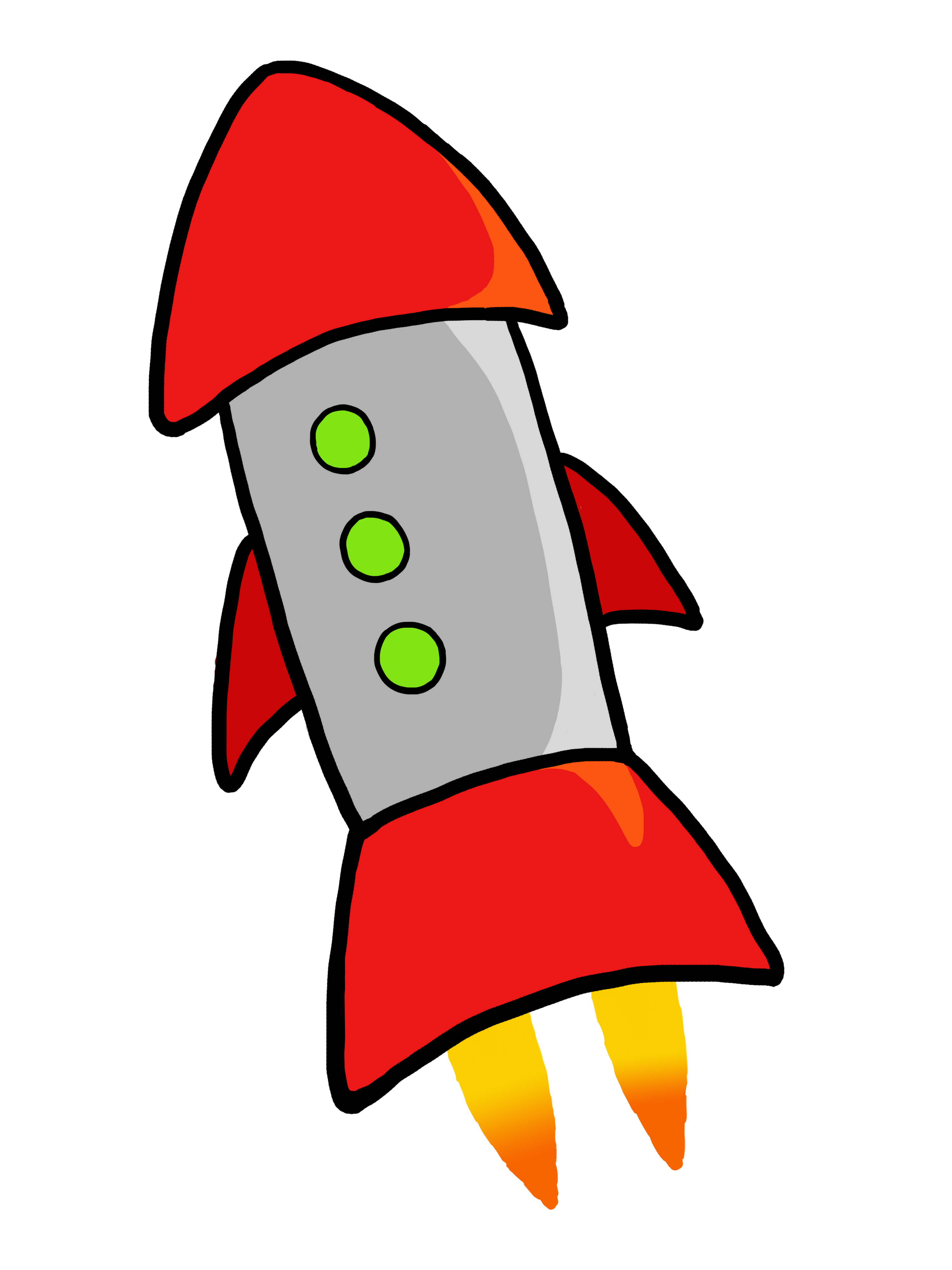  collection of free. Clipart rocket gold