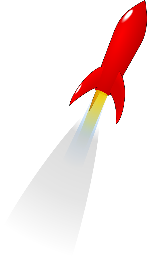 Clipart rocket launched. Launching red i royalty