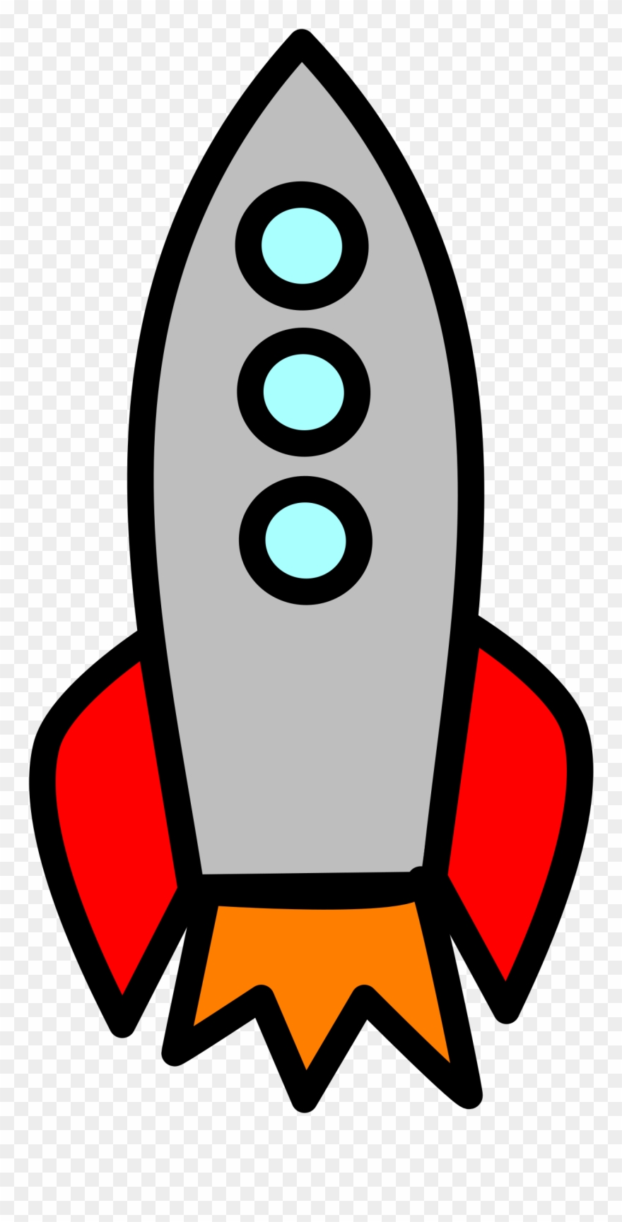 Clipart rocket nuclear rocket. Png download 