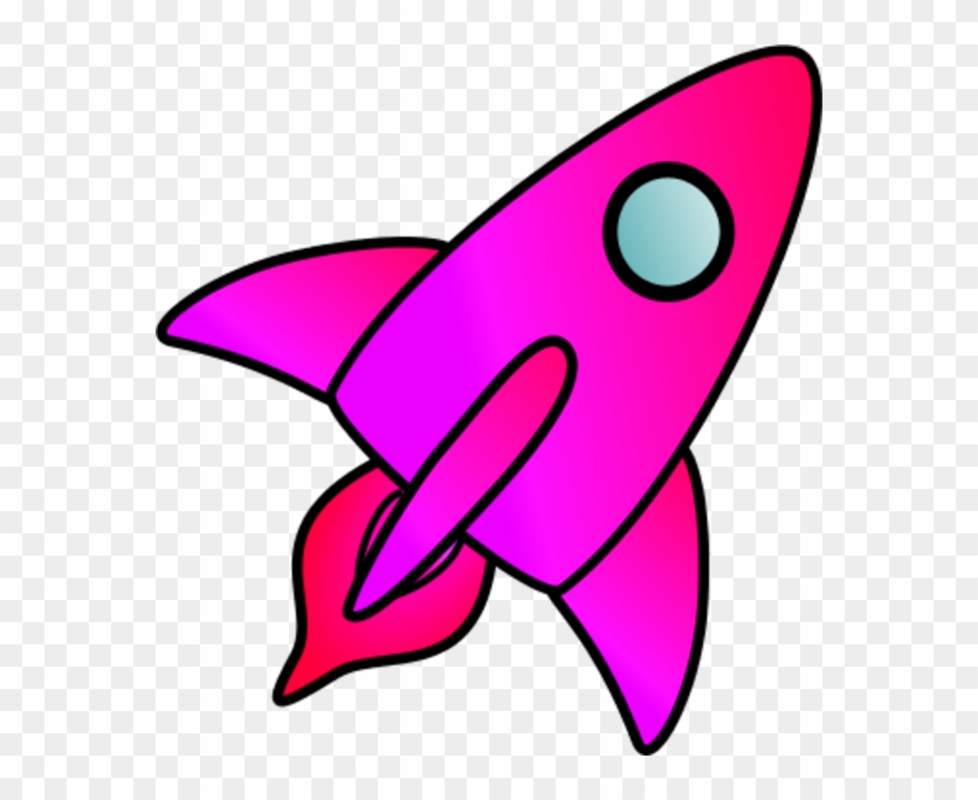 Spaceship cartoon ship png. Clipart rocket pink rocket
