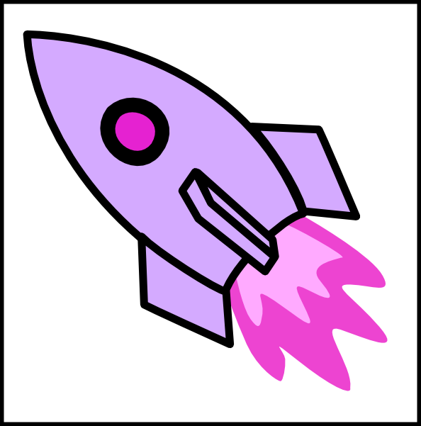 And purple clip art. Clipart rocket pink rocket