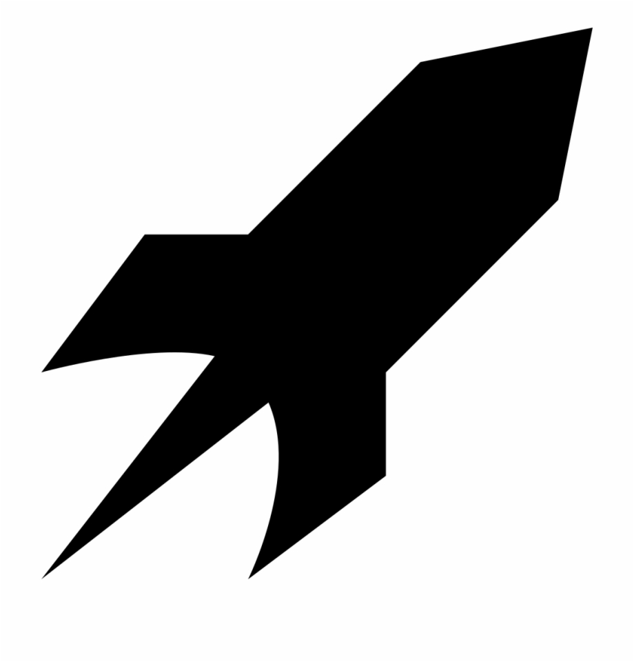 Png file clip art. Clipart rocket silhouette