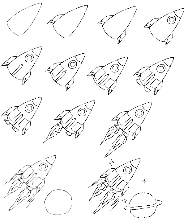 Clipart rocket sketches. Free ship drawing download