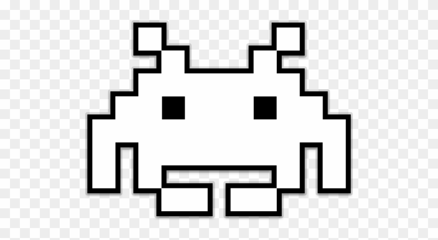 clipart rocket space invaders