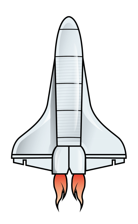 Shuttle png free images. Spaceship clipart space travel