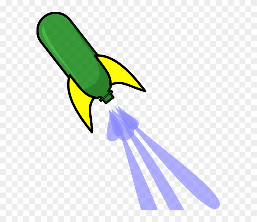 Cartoon bottle pinclipart . Clipart rocket water rocket